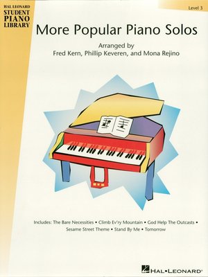 cover image of More Popular Piano Solos--Level 3 (Songbook)